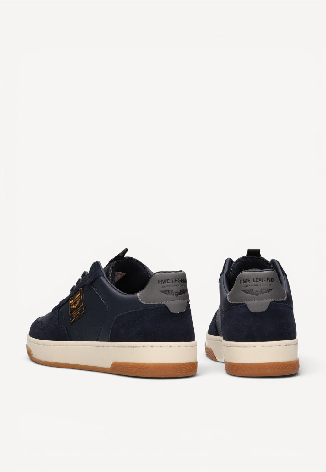 Heren veterschoenen-Blauw suède/nubuck