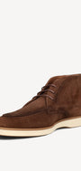 Heren boots-Bruin suède