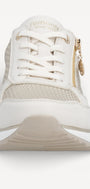 DAMES SPORTIEVE VETERSCHO-Beige leer