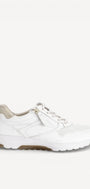 DAMES SPORTIEVE VETERSCHO-Wit leer