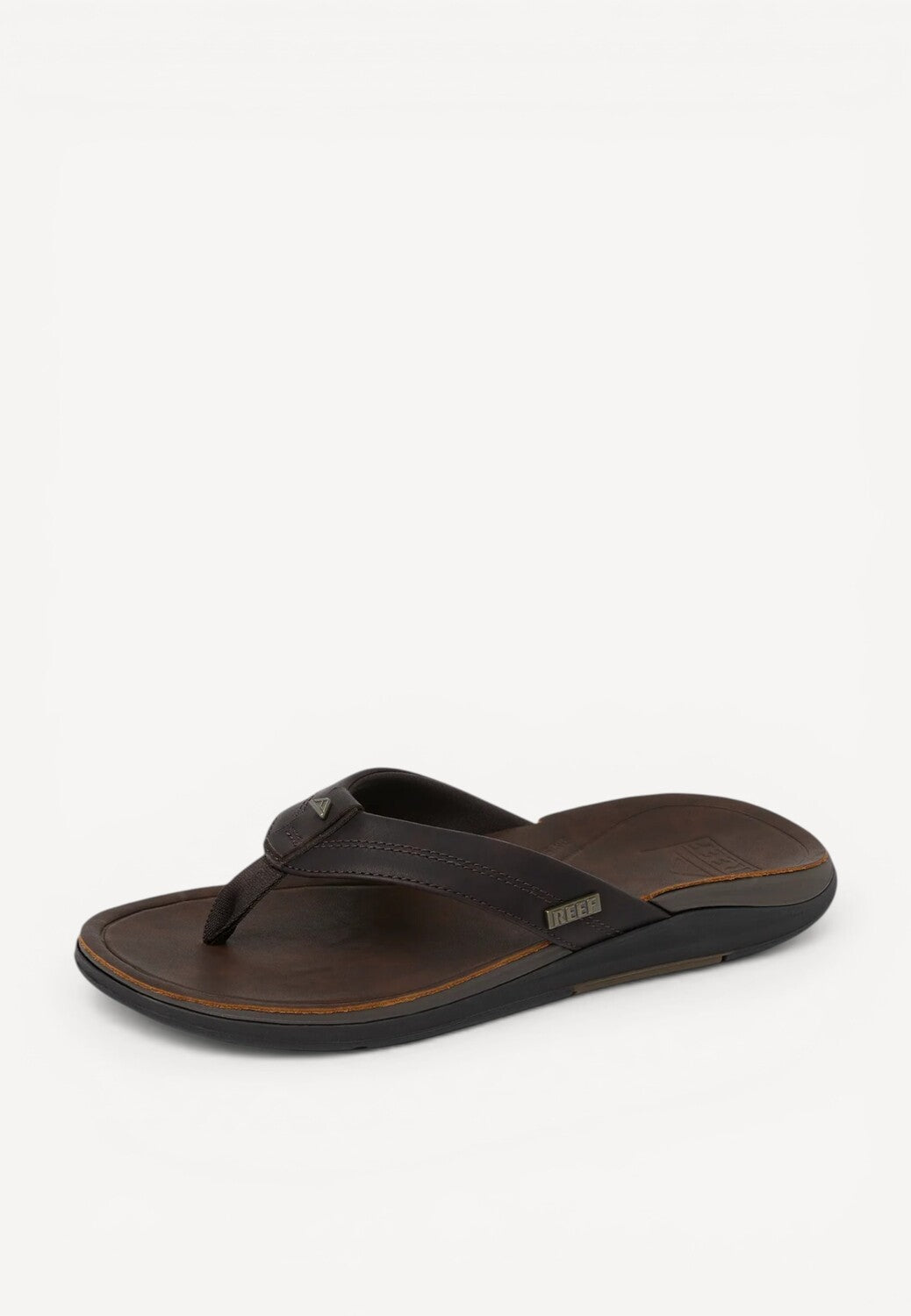 HE SLIPPER/SAND-Bruin leer