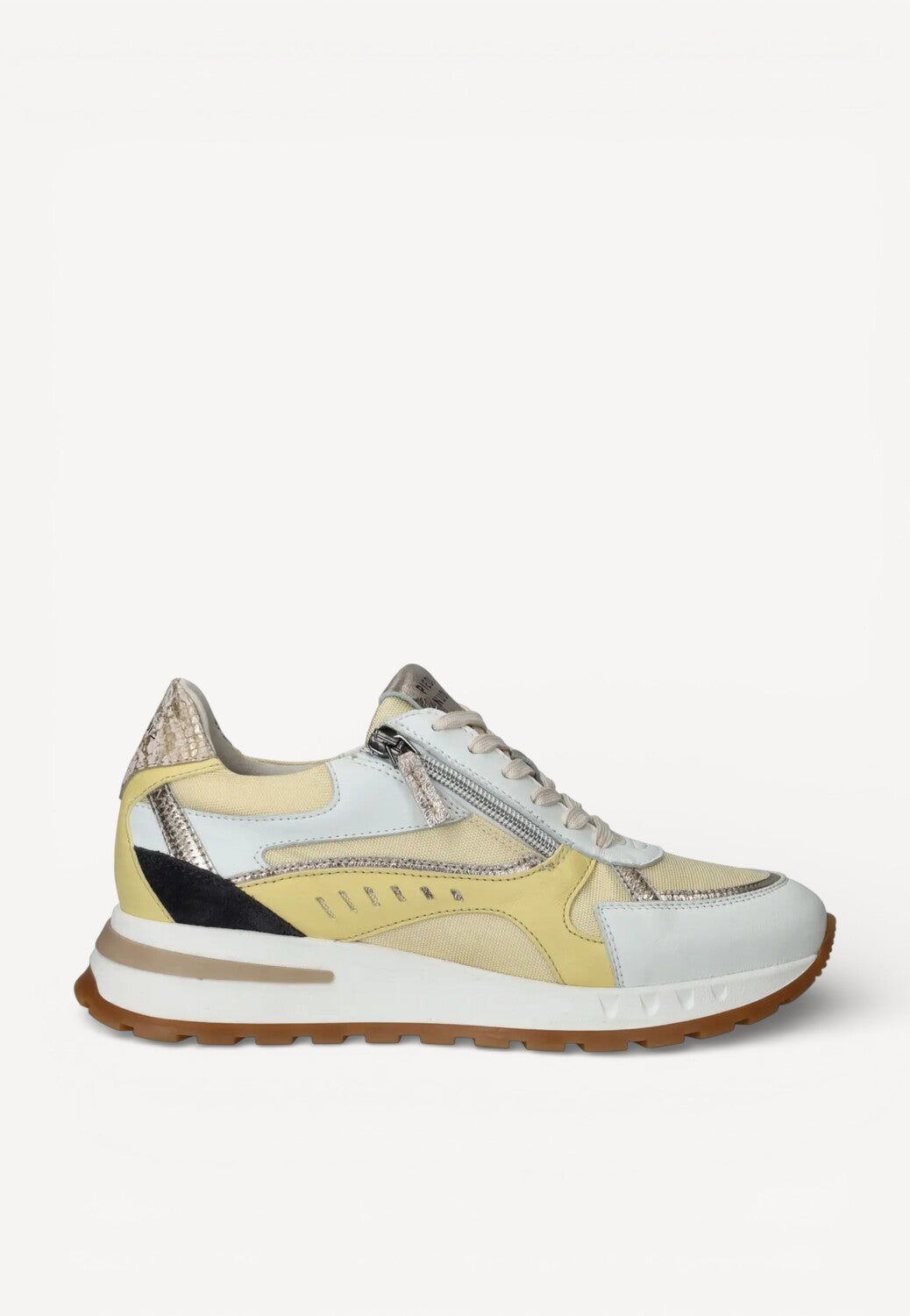 DAMES SPORTIEVE VETERSCHO-Geel combi kleur