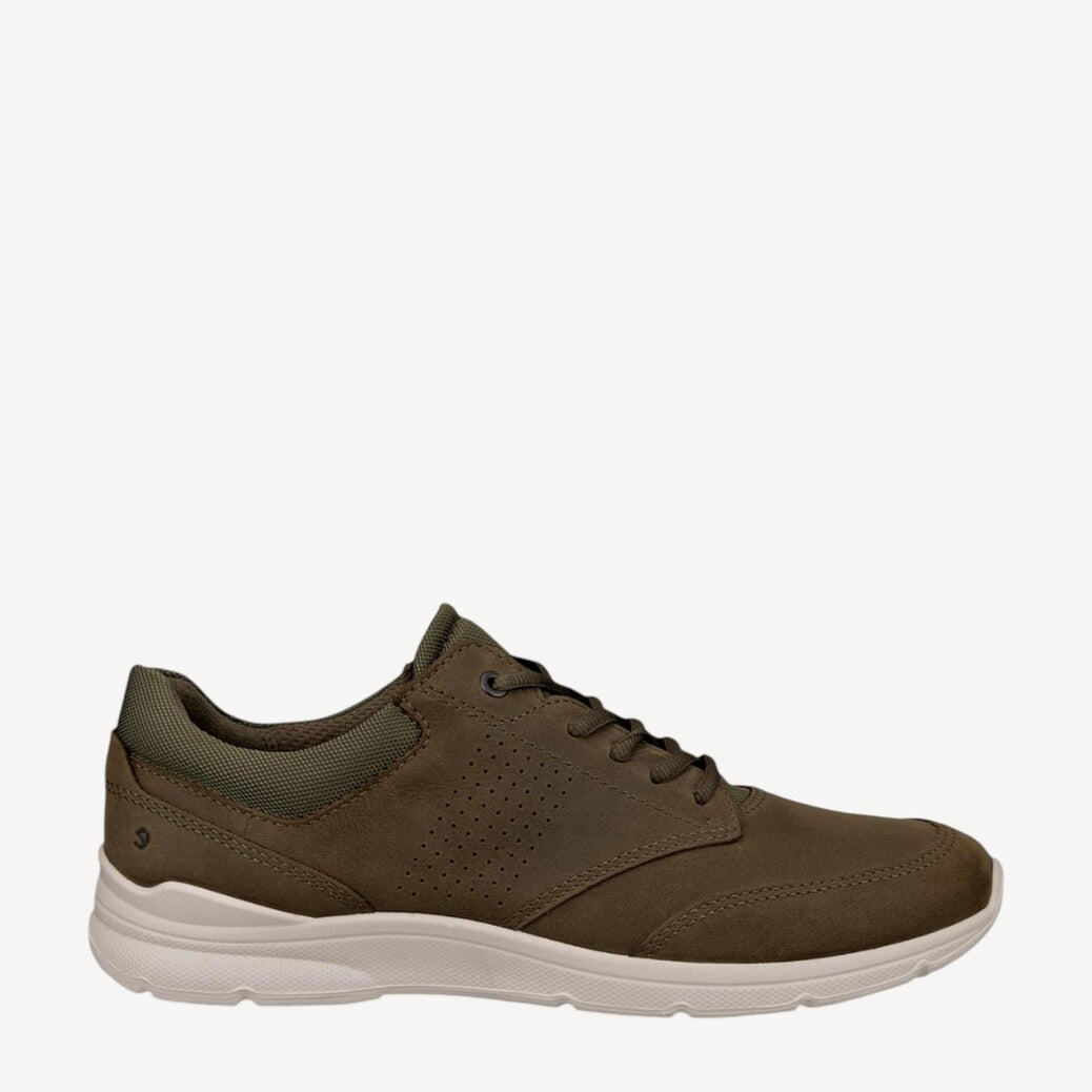 Heren veterschoenen-Groen suède/nubuck