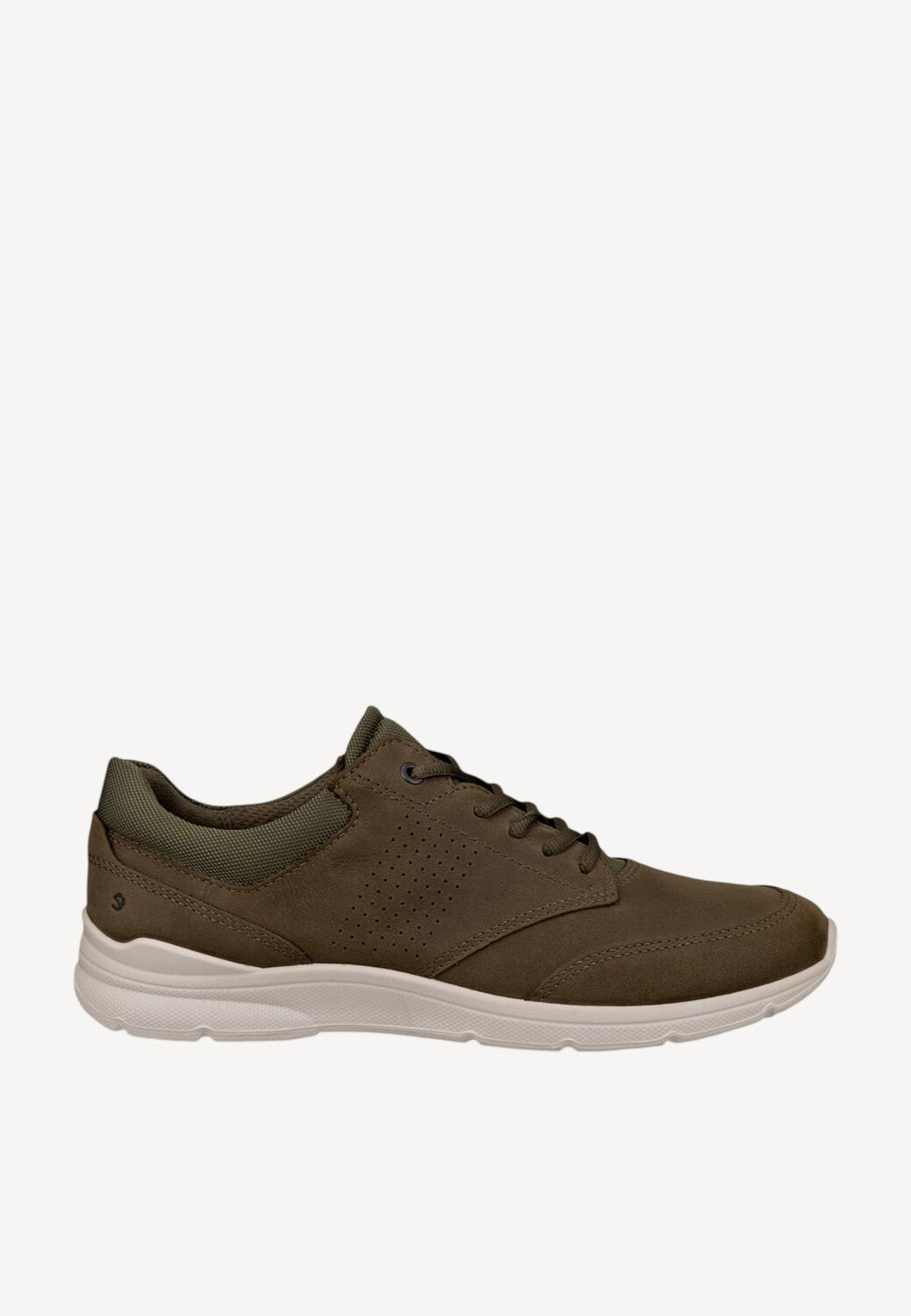 Heren veterschoenen-Groen suède/nubuck