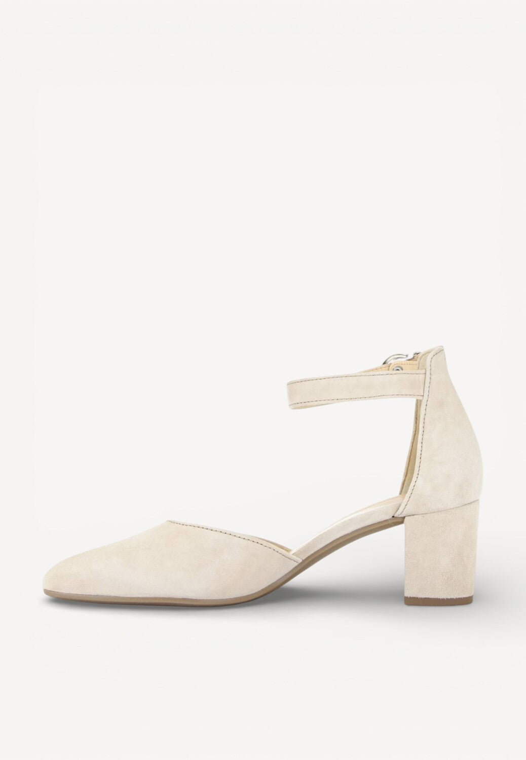 BALLERINAS + PUMPS-Beige suède/nubuck