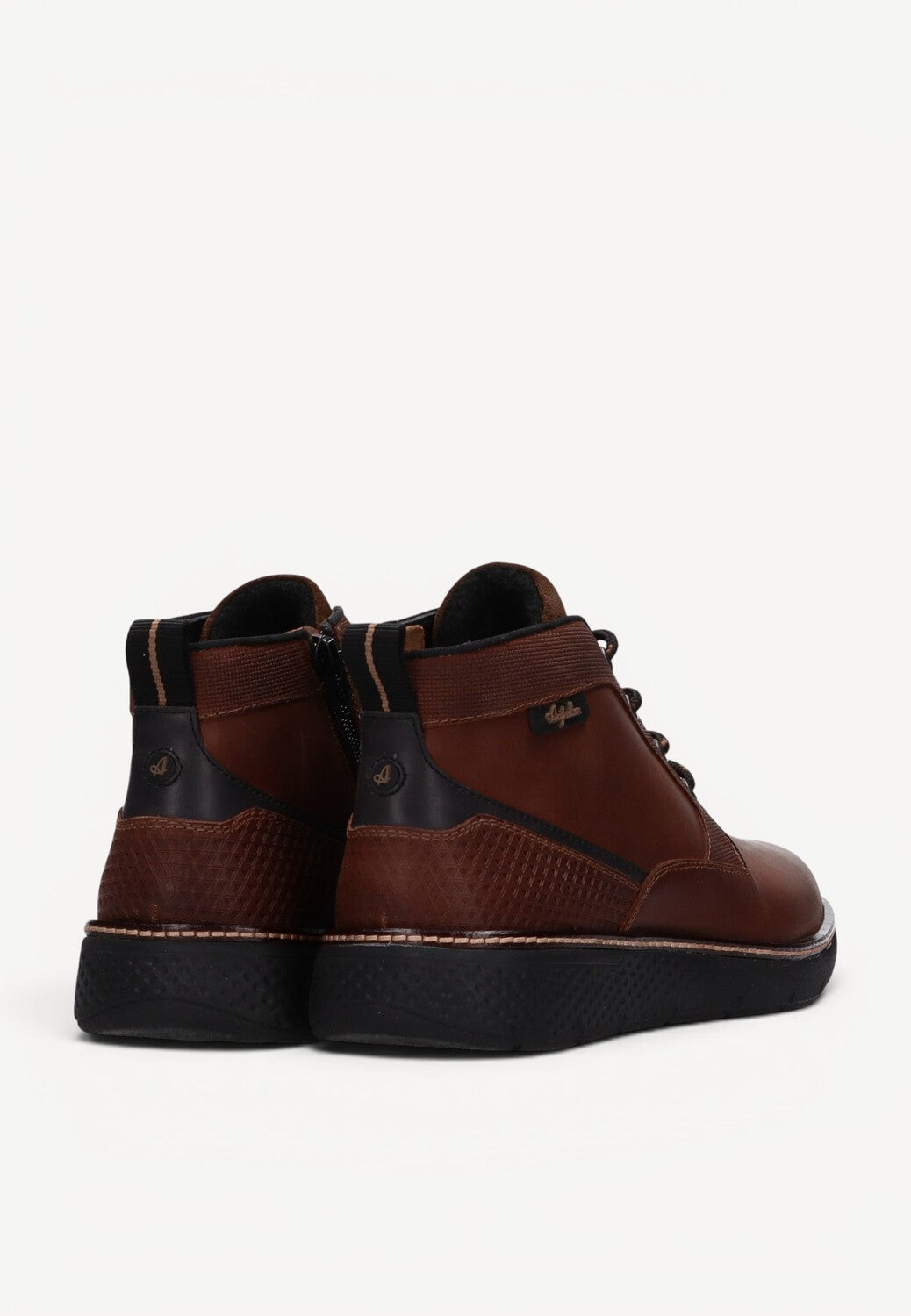 Heren boots-Bruin leer