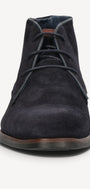 Heren boots-Blauw suède/nubuck