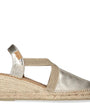 MUIL +SLINGBACK-Goud leer