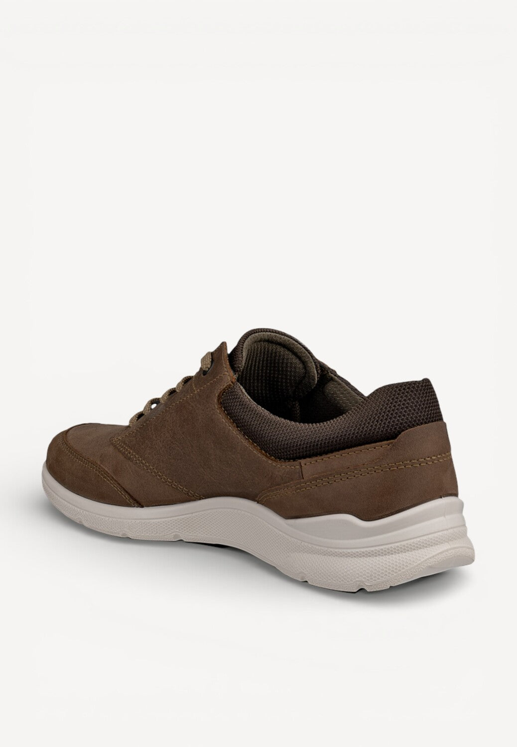 Heren veterschoenen-Beige suède/nubuck