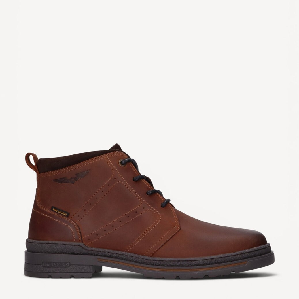 Heren boots-Bruin leer