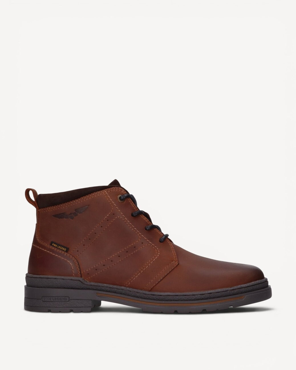 Heren boots-Bruin leer