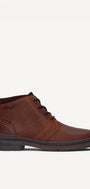 Heren boots-Bruin leer