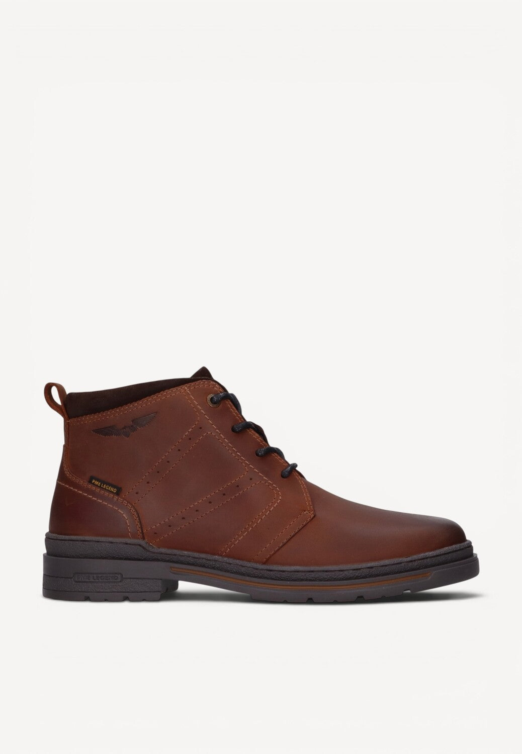 Heren boots-Bruin leer