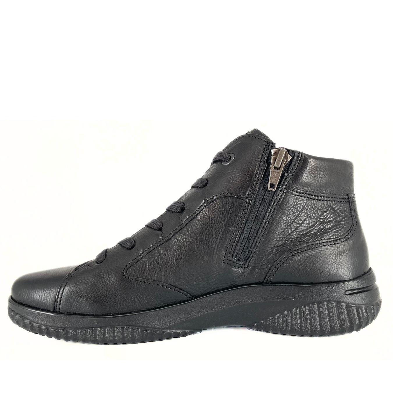 DAMES SPORTIEVE VETERSCHO-Zwart leer