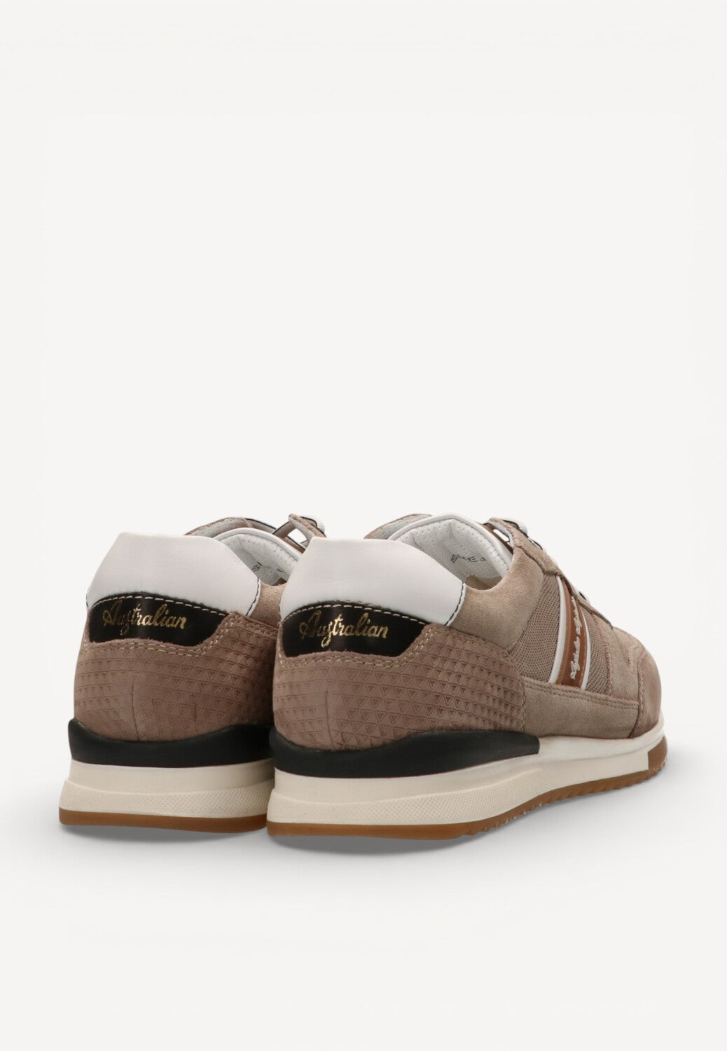 Heren veterschoenen-Beige suède/nubuck