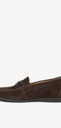 DAMES INSTAPSCHOENEN-Bruin suède