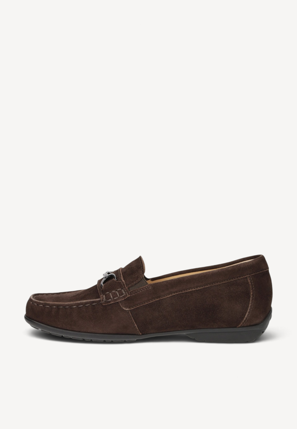 DAMES INSTAPSCHOENEN-Bruin suède