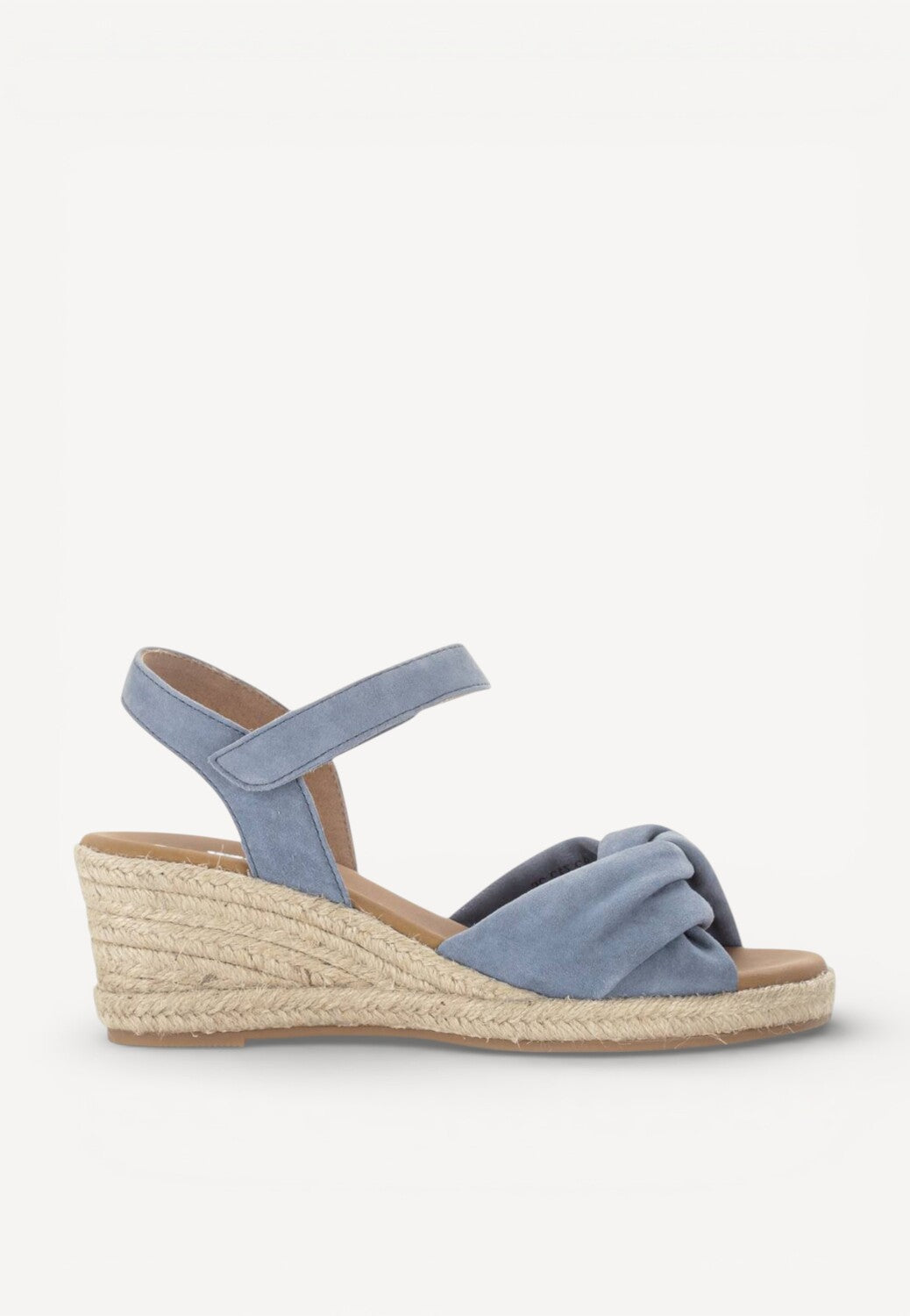 DAMES OPEN SCHOENEN-Blauw suède/nubuck