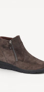 DAMES BOOTS+KORT LAARS-Bruin suède
