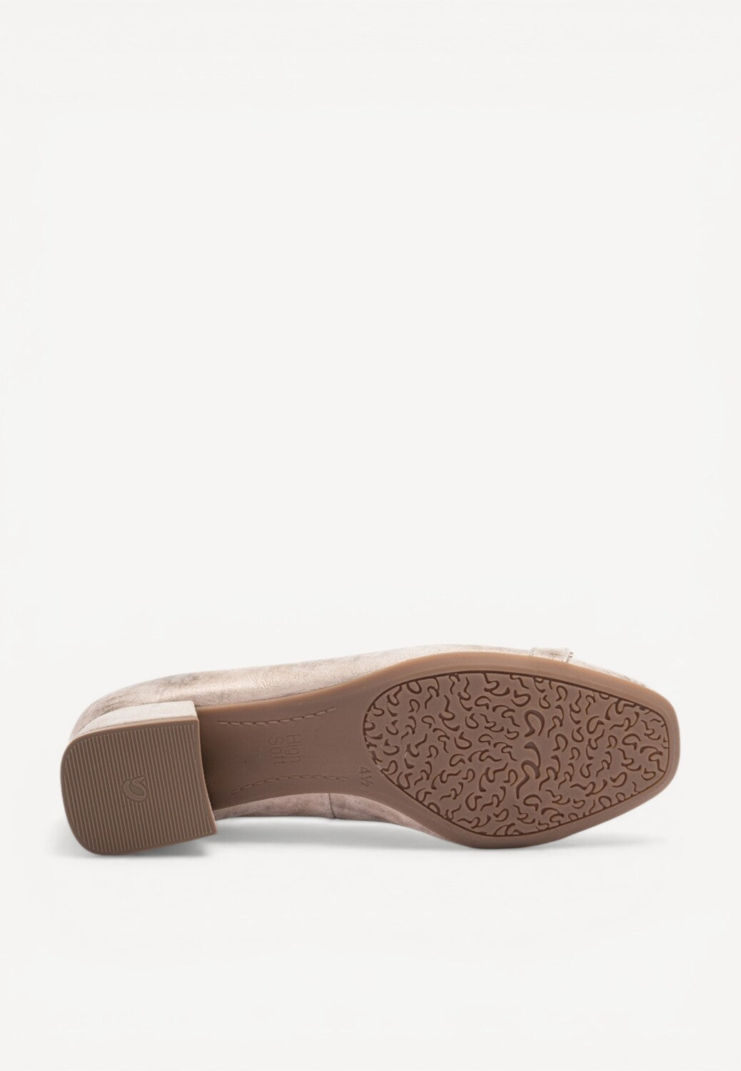 BALLERINAS + PUMPS-Beige leer