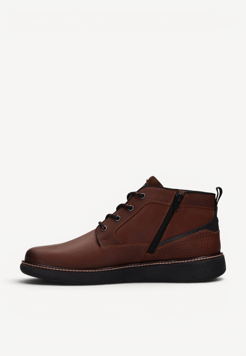 Heren boots-Bruin leer