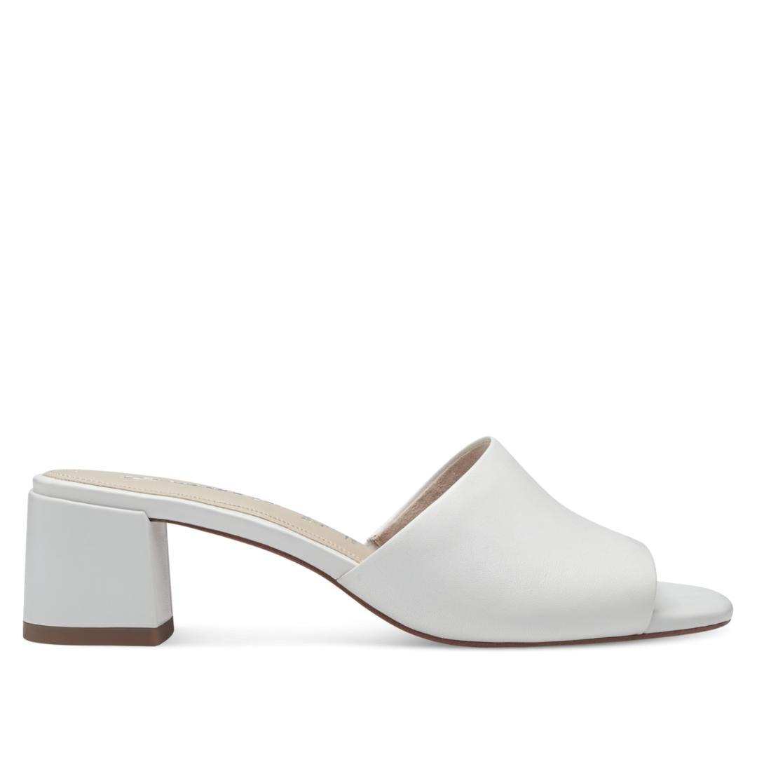 DAMES OPEN SCHOENEN-Wit leer