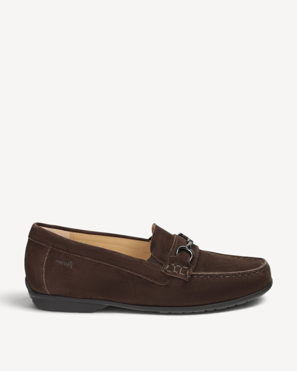 DAMES INSTAPSCHOENEN-Bruin suède