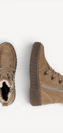 DAMES SPORTIEVE VETERSCHO-Beige suède/nubuck