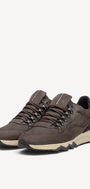 Heren veterschoenen-Bruin suède