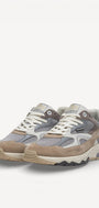 Heren veterschoenen-Bruin combi kleur