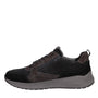 Heren veterschoenen-Blauw suède/nubuck