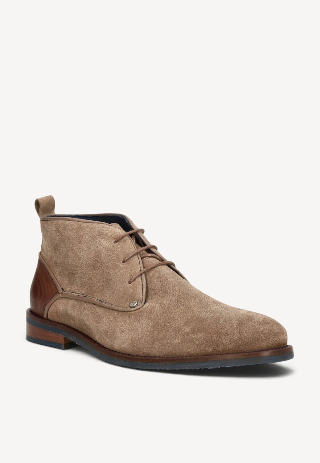 Heren boots-Beige suède/nubuck
