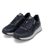 DAMES SPORTIEVE VETERSCHO-Blauw leer