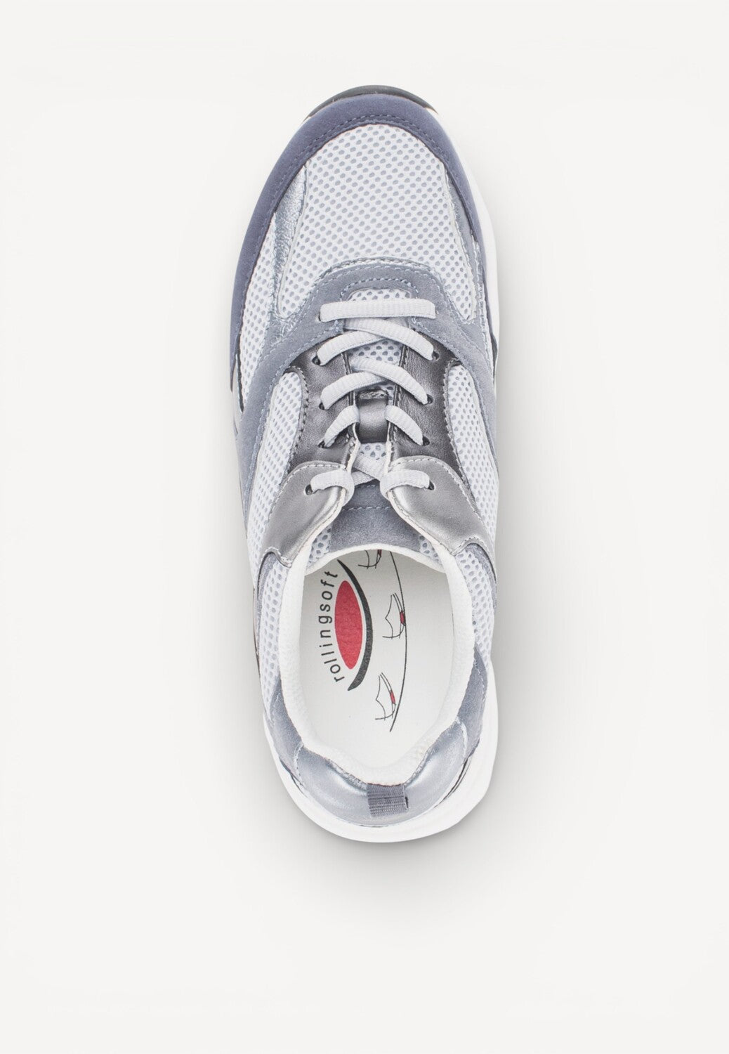 DAMES SPORTIEVE VETERSCHO-Blauw suède/nubuck