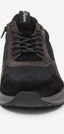 Heren veterschoenen-Blauw combi kleur