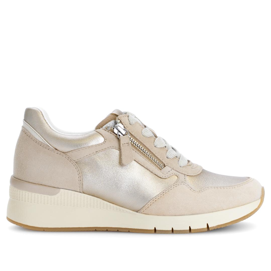 DAMES SPORTIEVE VETERSCHO-Beige suède/nubuck