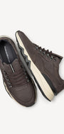 Heren veterschoenen-Bruin suède