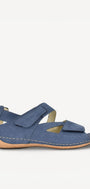 DAMES OPEN SCHOENEN-Blauw suède/nubuck