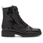 DAMES BOOTS+KORT LAARS-Zwart lak