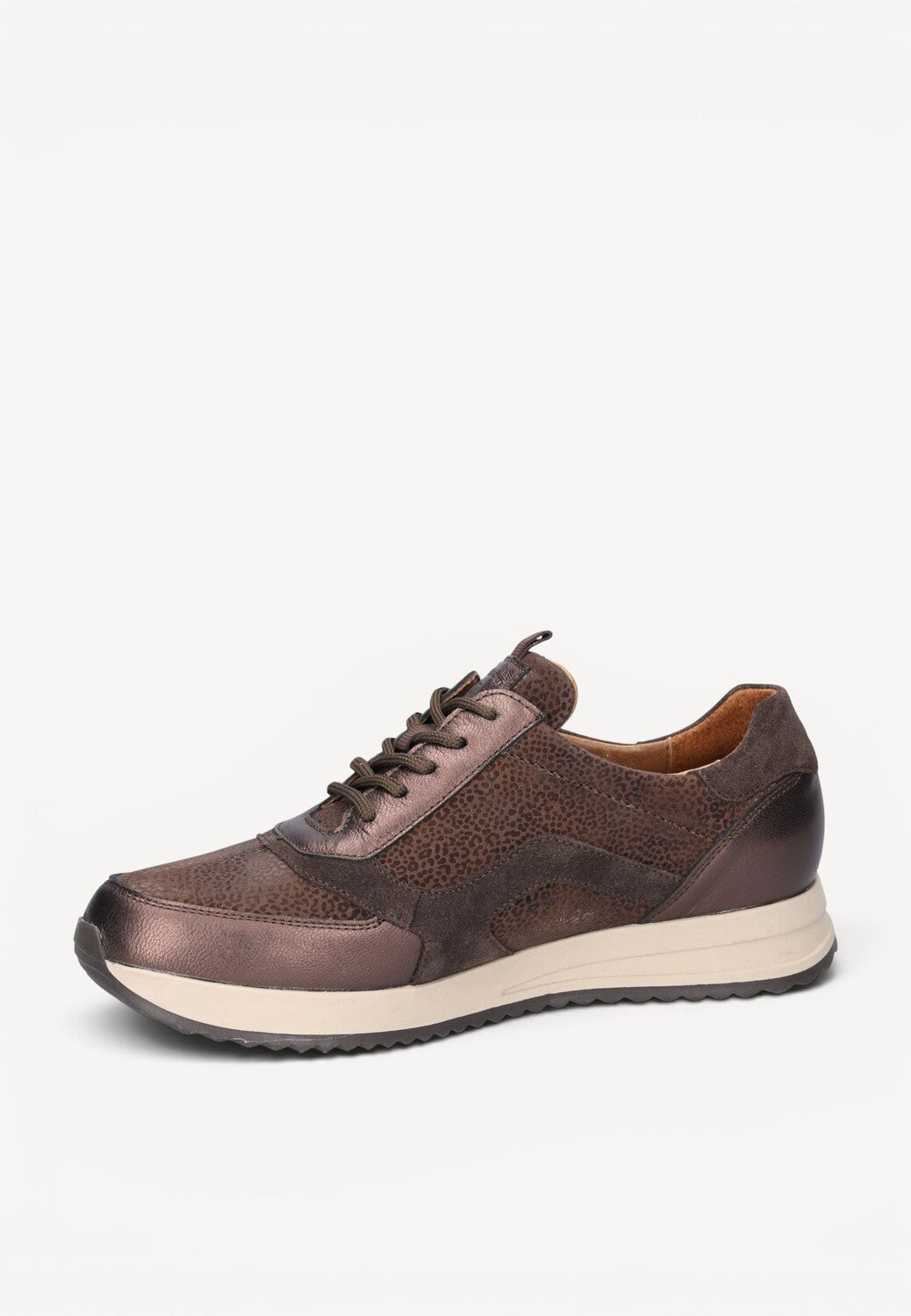 DAMES SPORTIEVE VETERSCHO-Bruin combi kleur