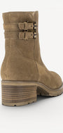 DAMES BOOTS+KORT LAARS-Bruin suède