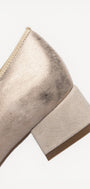 BALLERINAS + PUMPS-Beige leer