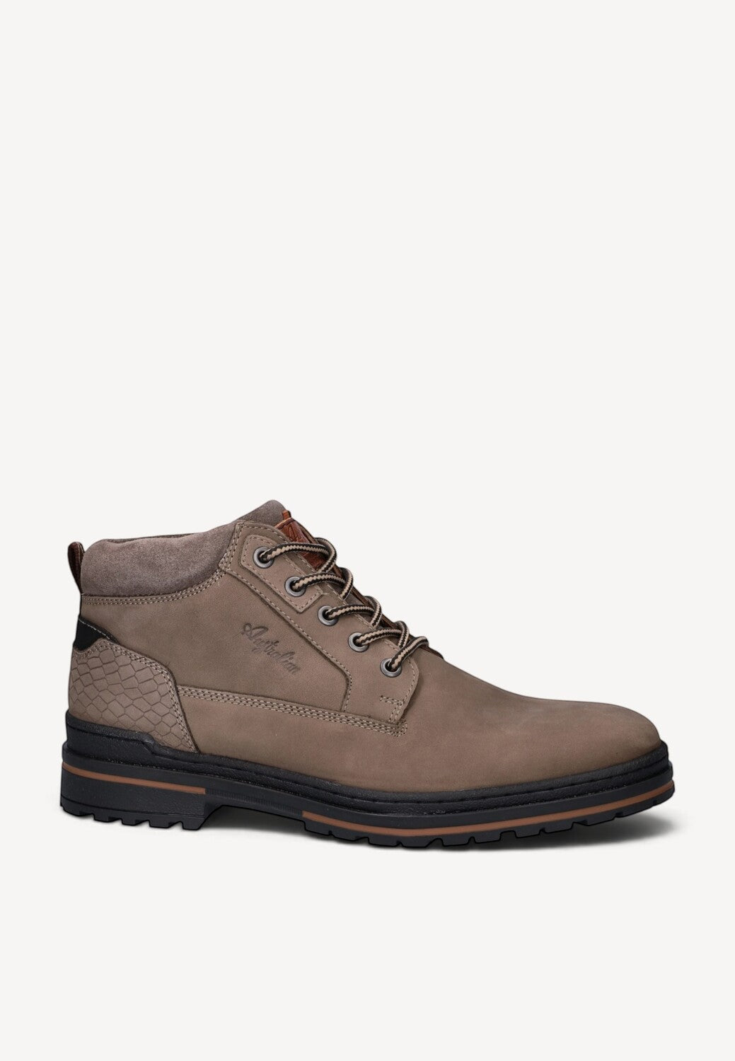 Heren boots-Beige suède/nubuck