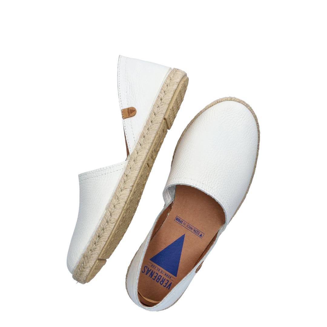 BALLERINAS + PUMPS-Wit leer