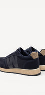 DAMES SPORTIEVE VETERSCHO-Blauw suède/nubuck