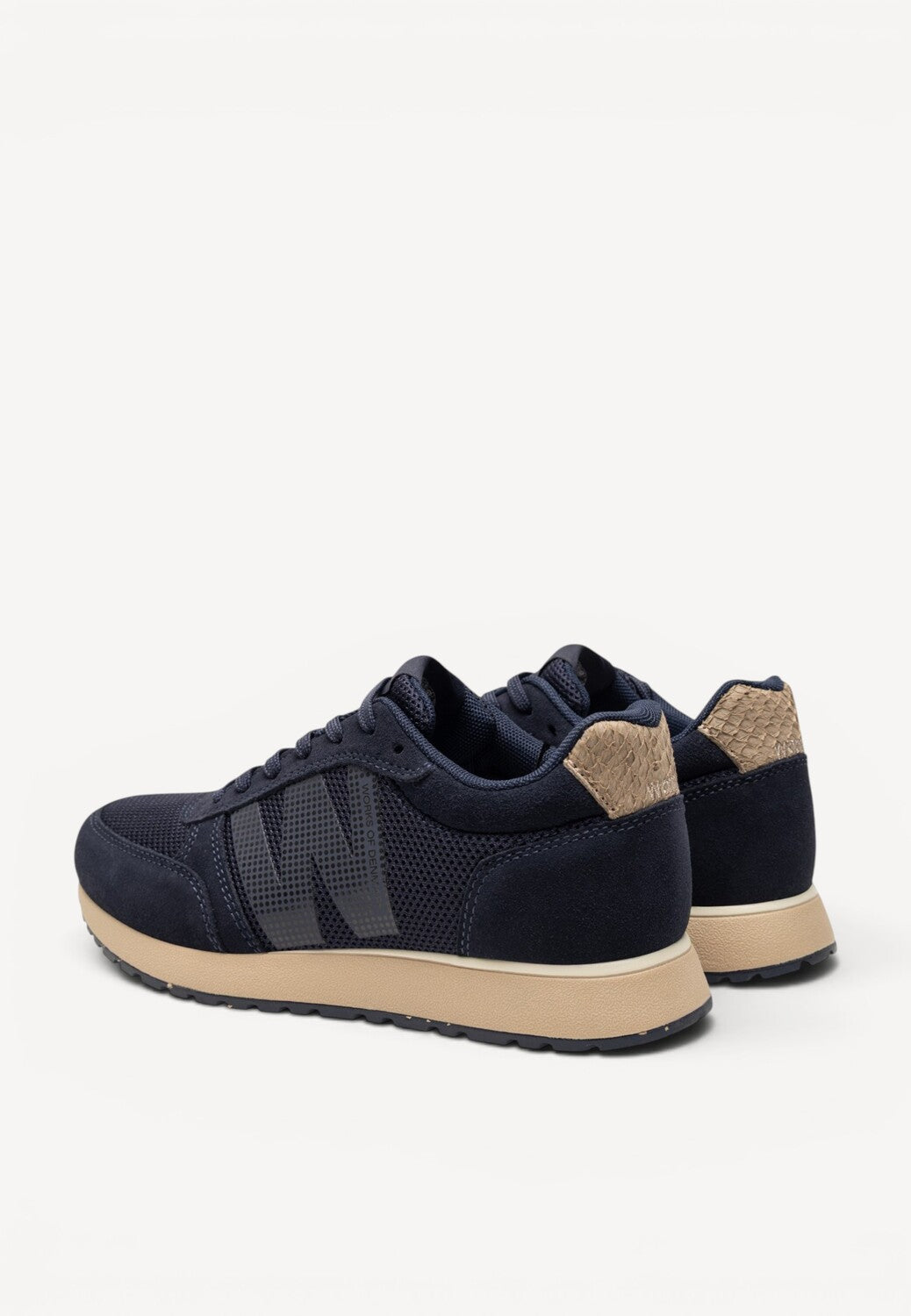 DAMES SPORTIEVE VETERSCHO-Blauw suède/nubuck