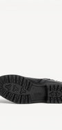 DAMES BOOTS+KORT LAARS-Zwart leer