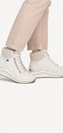 DAMES SPORTIEVE VETERSCHO-Beige leer