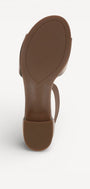 DAMES OPEN SCHOENEN-Goud leer