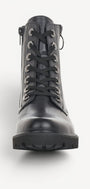DAMES BOOTS+KORT LAARS-Blauw leer